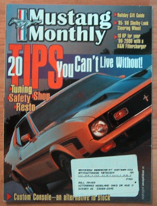 MUSTANG MONTHLY 2000 DEC - LOW-COST SHAKER, 20 TIPS
